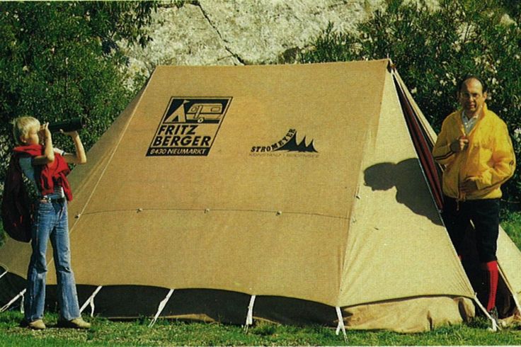 Il fondatore di Fritz Berger davanti a una tenda Berger&nbsp;</span><span>©&nbsp;Fritz Berger